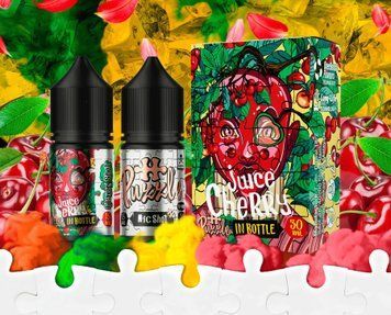 Набір для самозамішування In Bottle Puzzle Cherry Juice (Вишневий сік) 30мл&nbsp;50мг inb0013 фото
