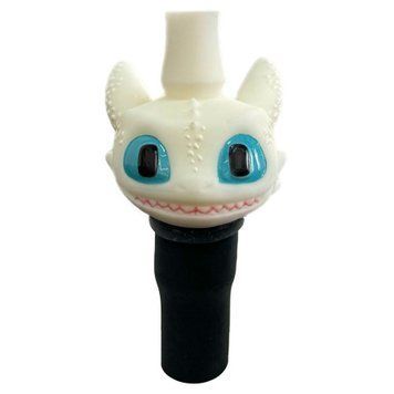 Персональный мундштук для кальяна Vibe Hookah Night Fury White vbh0026 фото