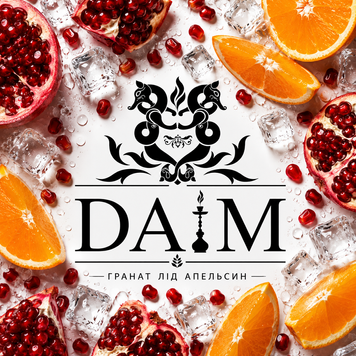 Табак Daim Pomegranate Orange Ice (Гранат Апельсин Лід) daim0033 фото