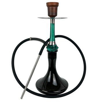 Кальян Totem Hookah Monolit Optima Emerald Green Craft Black tot0015 фото