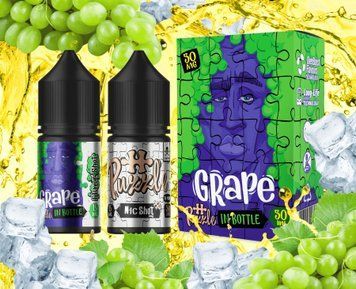 Набір для самозамішування In Bottle Puzzle Grape (Виноград) 30мл&nbsp;50мг inb0025 фото