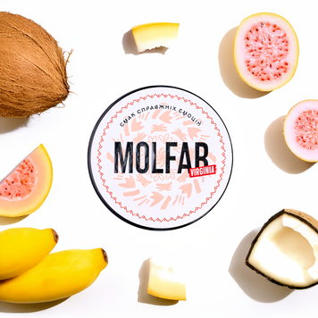 Тютюн Molfar Virginia Сонячний Мікс (Банан Гуава Диня Кокос) mfvg0055 фото