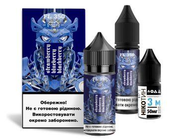 Набір для самозамішування Flavorlab FL 350 Strawberry Blueberry Blackberry (Полуниця чорниця ожина) 30мл 50мг fl0023 фото