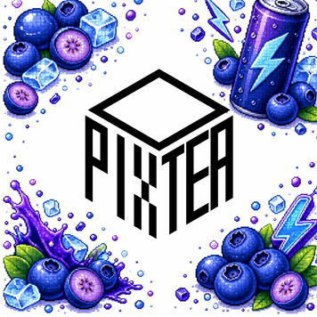 Безтютюнова суміш PIXTEA Blueberry Energy(Чорничний Енергетик) pxtt0067 фото