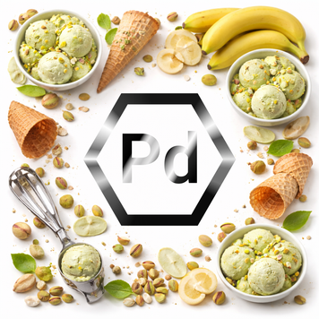 Тютюн Palladium Gelato Pistachios Banana (Фисташково-Бананове Морозиво) pal0055 фото