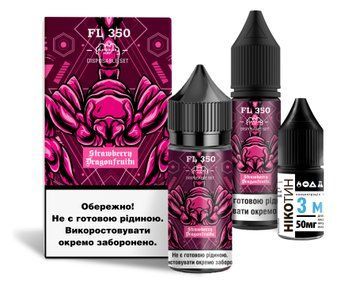 Набір для самозамішування Flavorlab FL 350 Strawberry Dragonfruit (Полуниця драгон фрукт) 30мл 50мг fl0024 фото