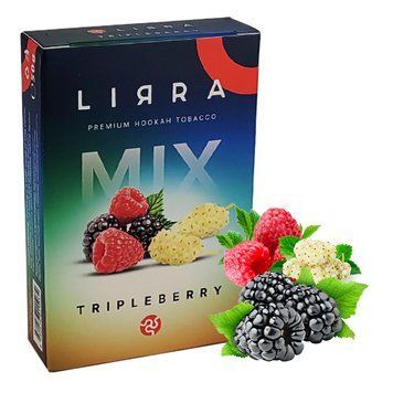 Тютюн LIRRA Tripleberry (Ожина Малина Шовковиця) lir0045 фото