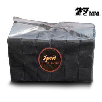 Уголь кокосовый Ignis Horeca 27мм 1кг vug0021-1 фото