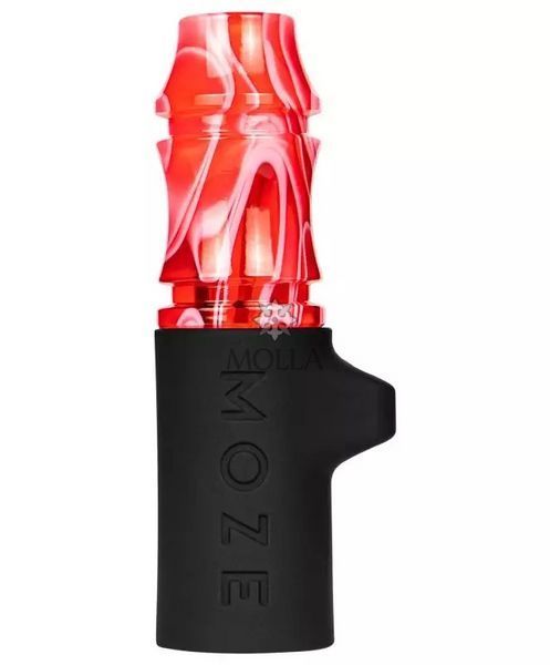 Персональний мундштук для кальяну Moze Tip Wavy Line - Red Reuseable Mouthtip mmoze0003 фото