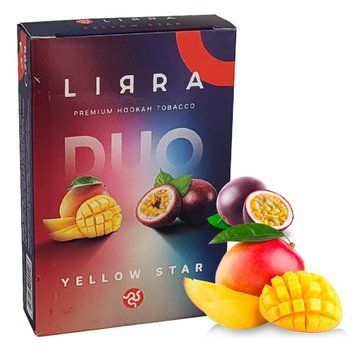 Тютюн LIRRA Yellow Star (Манго Маракуйя) lir0051 фото