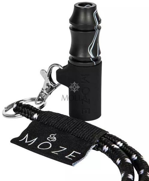 Персональний мундштук для кальяну Moze Tip Wild Line - Black Reuseable Mouthtip mmoze0004 фото