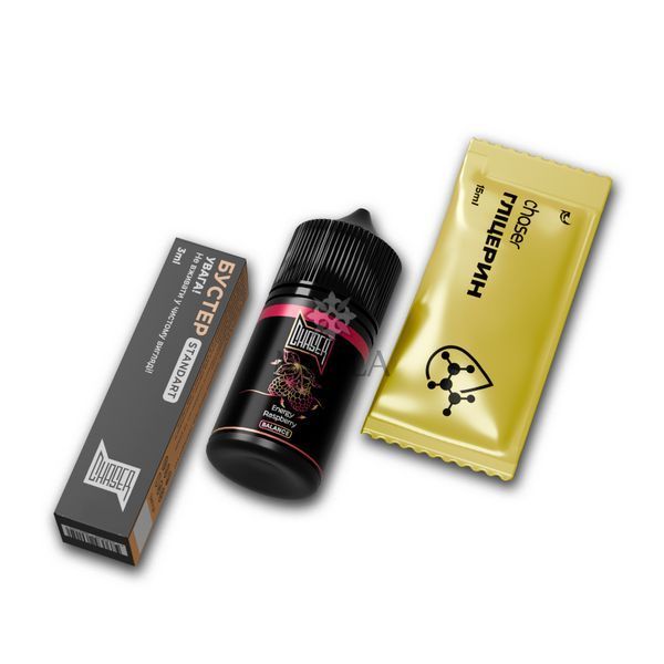 Набор для самозамеса Chaser Black Ultra Energy Raspberry (Энергетик Малина) 30мл chb-0307 фото