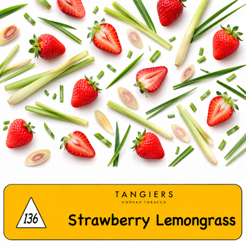 Тютюн Tangiers (Танж) Noir Strawberry Lemongrass (Полуниця Лемонграс) tang0084 фото