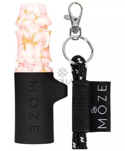 Персональний мундштук для кальяну Moze Tip Gold Line - Pink Reuseable Mouthtip mmoze0011 фото