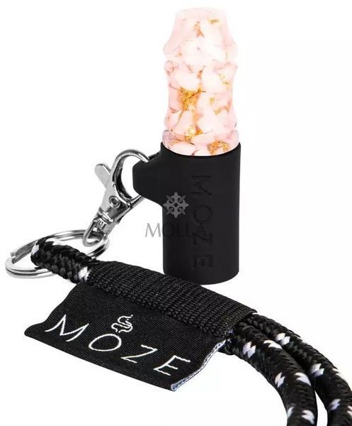 Персональний мундштук для кальяну Moze Tip Gold Line - Pink Reuseable Mouthtip mmoze0011 фото