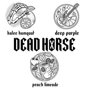 Тютюн Dead Horse Набір ТОП-3 Смаки №1 dh0090 фото