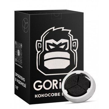 Уголь кокосовый Gorilla (for Kaloud) 1кг vug0028 фото